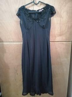 Black sheer dress
