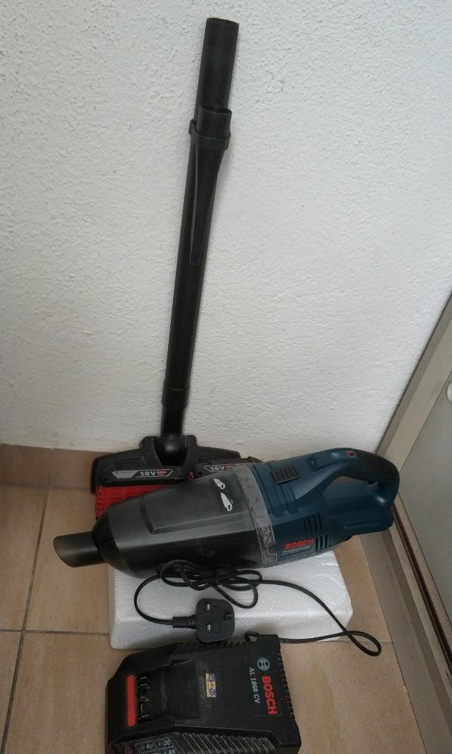 Bosch Gas 18VLI Professional cordless vacuum cleaner with 2x GBA 18V 2