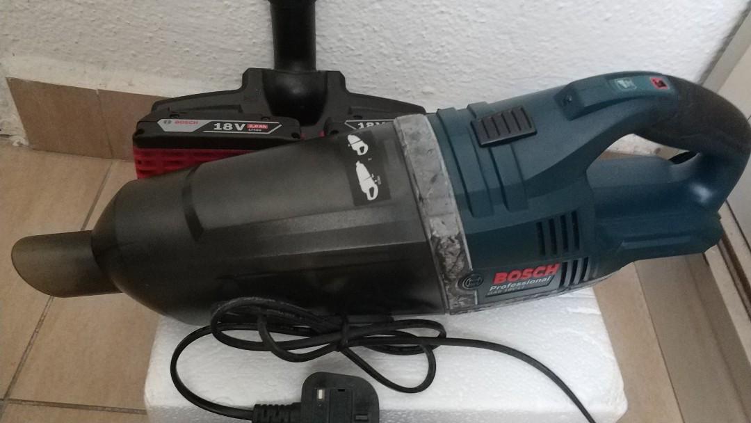 Bosch Gas 18VLI Professional cordless vacuum cleaner with 2x GBA 18V 2