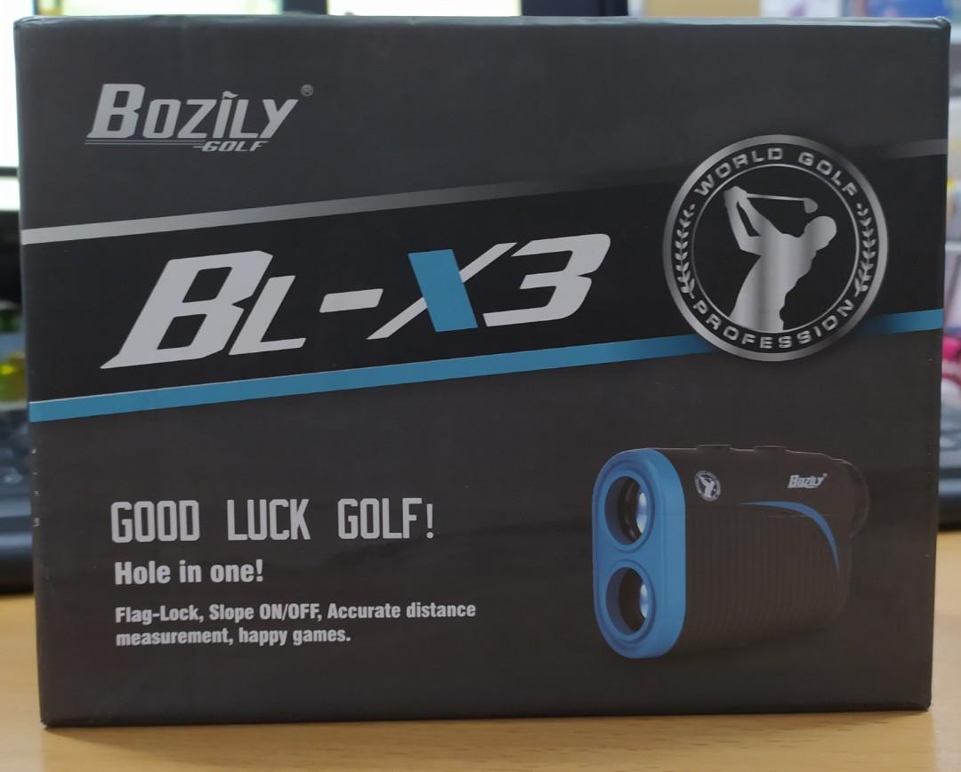 Bozily Golf Rangefinder BLX3 4 Scan Mode, 6X Rechargeable Laser Range