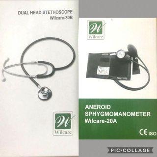 BP Apparatus Set Adult (Steth & Aneroid) Wilcare