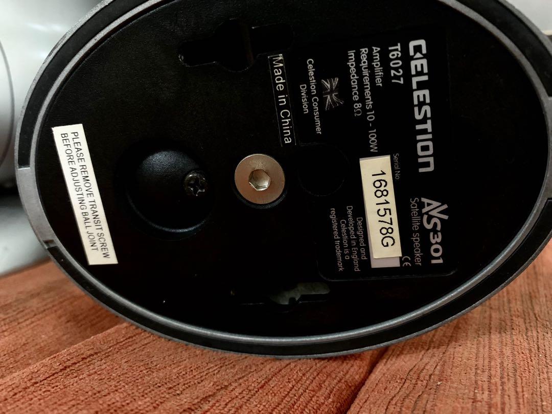 Celestion AVS301 High Performance Home Theatre Speakers Made In England