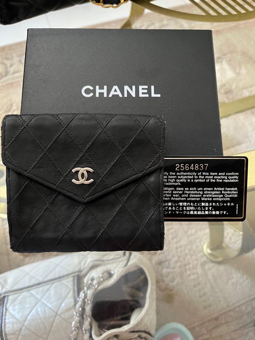 Chanel Small Black Wallet Lambskin (Category: Luxury Bags & Wallets) located in Manila. Submitted by lp1216 (Listing ID 1151222808, Image 2). Description: Authentic Chanel Trifold Wallet Lambskin 6 card slots, bill and coin compartment With box and card Complete with box, authenticity card and hologram intact Authentic and with moneyback guarantee if proven fake! .
