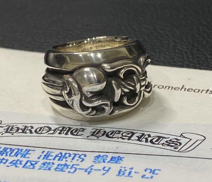 Chrome Hearts Dagger Heart Ring US10 JP19 EU60 Men s Fashion