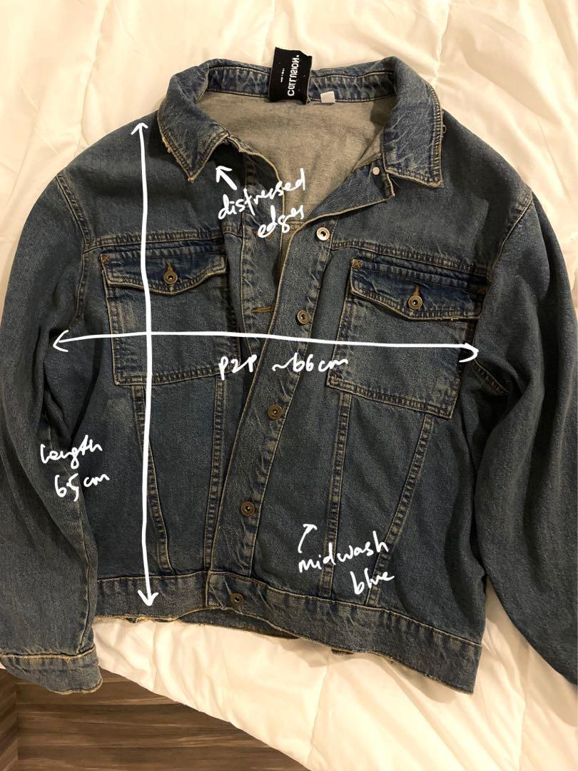 COLLUSION Oversized Denim Jacket Women s Fashion Coats Jackets