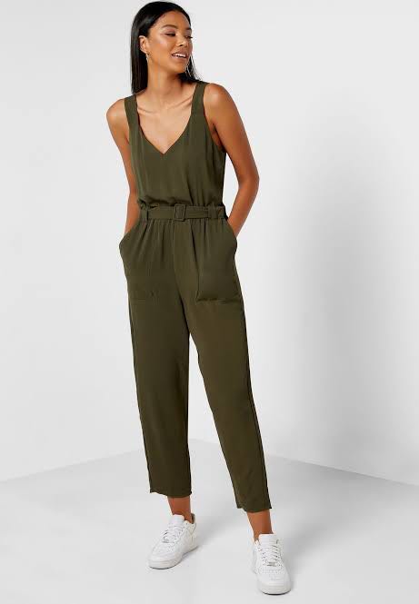 Moss green jumpsuit 2025