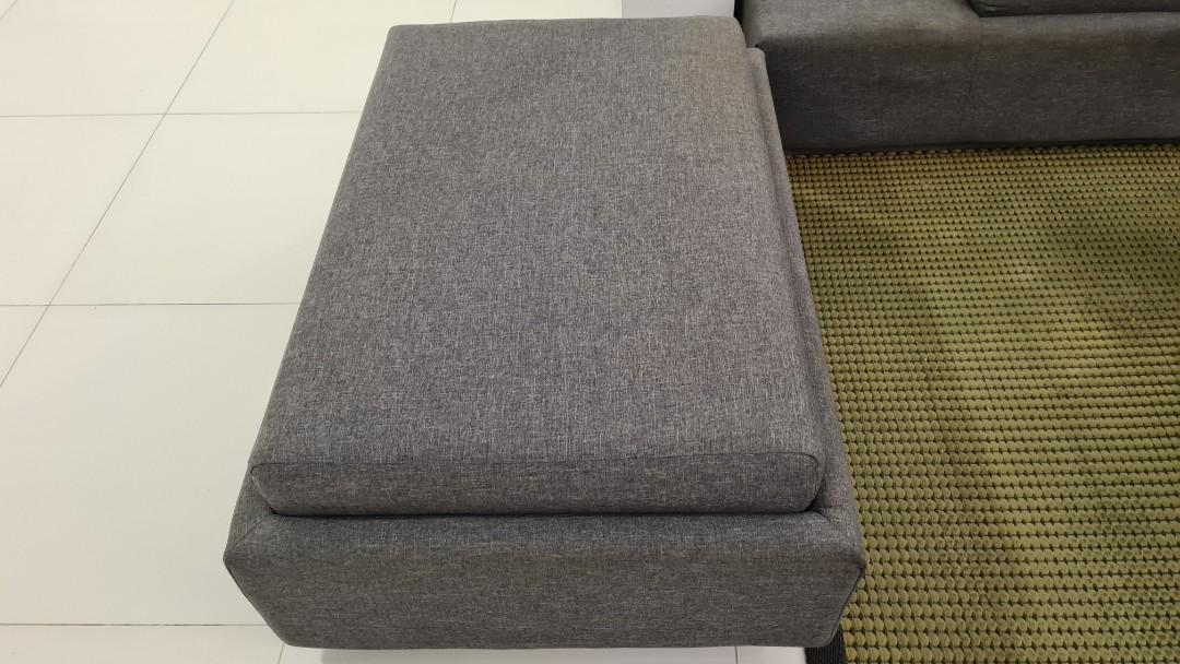 Custom made Fabric sofa (3 seater), Furniture & Home Living, Furniture