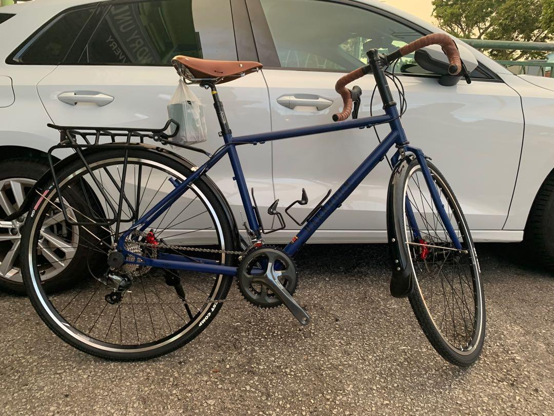 Dark rock touring hotsell bike