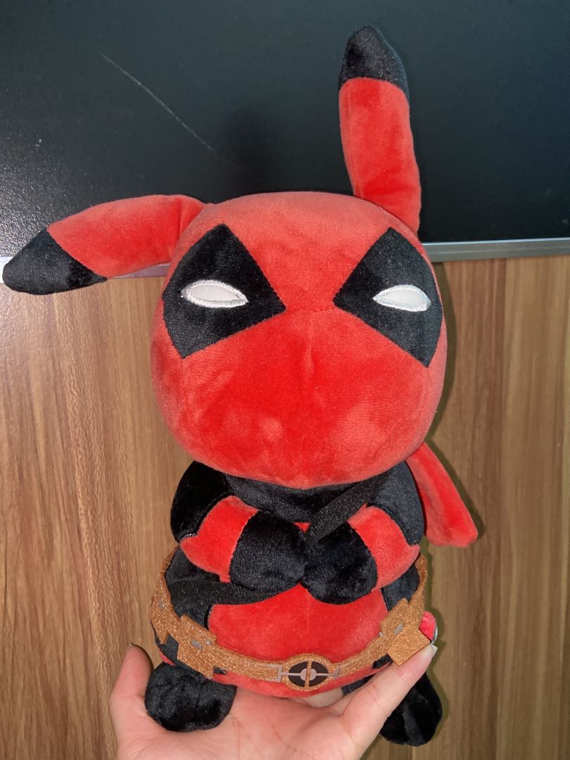 pikachu deadpool plush