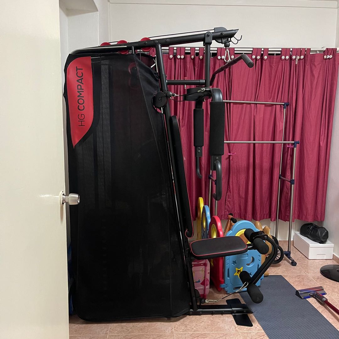 Decathlon Gym Set Sports Equipment Exercise Fitness Cardio Fitness Machines on Carousell
