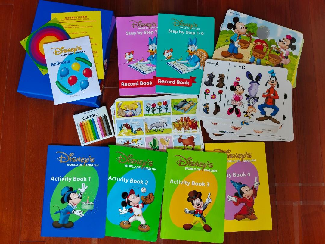 Disney's World of English DWE Main Program books step by step 寶盒