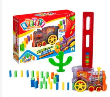 Domino Train Car Educational Building 
