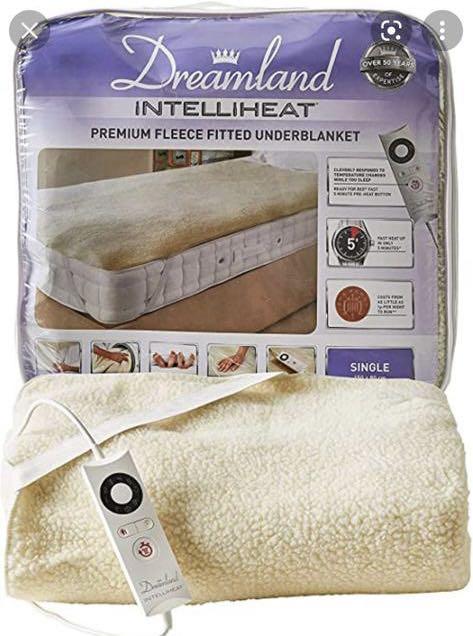 Dreamland electric heat under blanket, 傢俬＆家居, 床具浴巾- Carousell