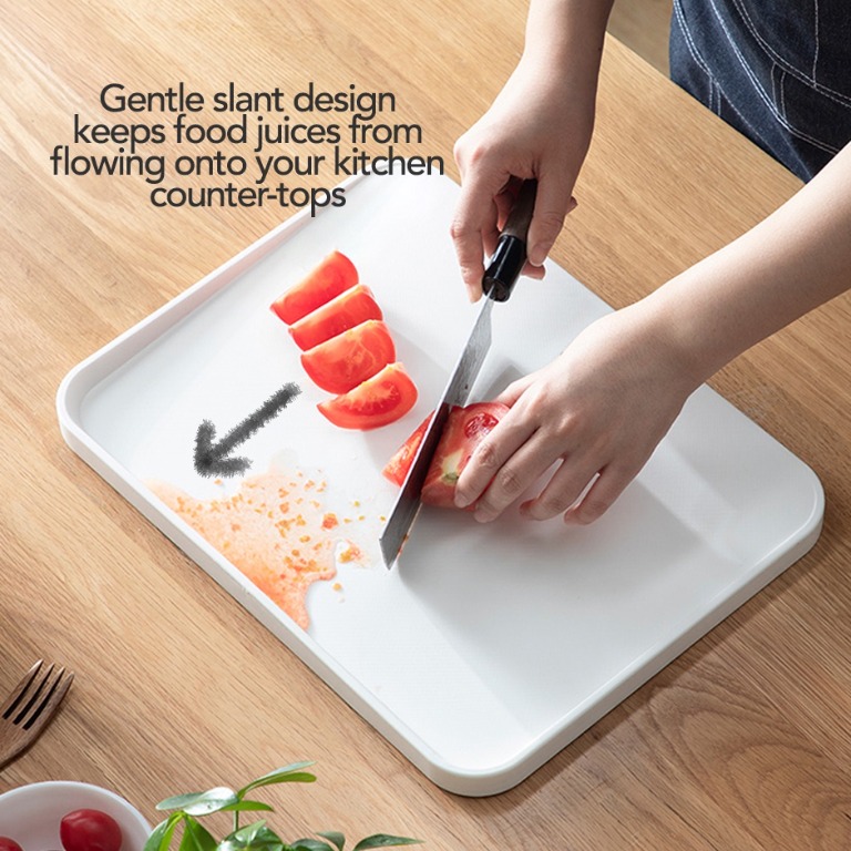 DualSlant Antimicrobial Cutting / Chopping Board with AG+, Furniture