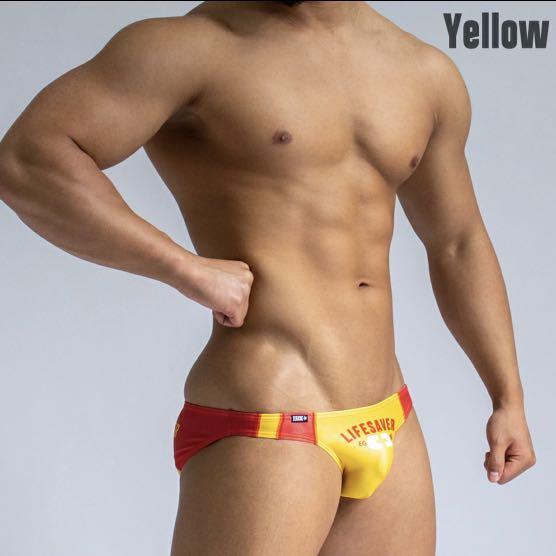 Egde Mens Underwear Lifesaver (Red-yellow), Men's Fashion, Bottoms
