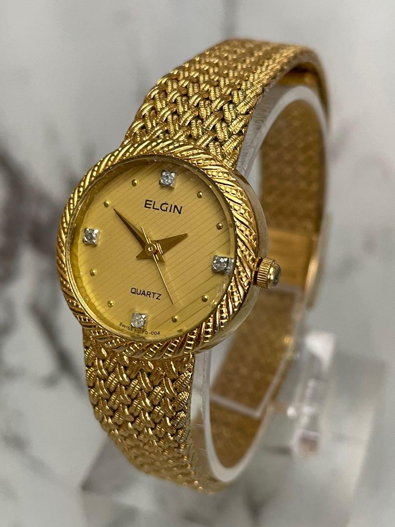 Elgin quartz 2025 watch women's