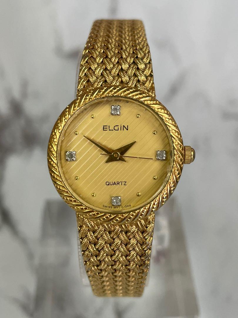 Elgin quartz 2025 watch women's