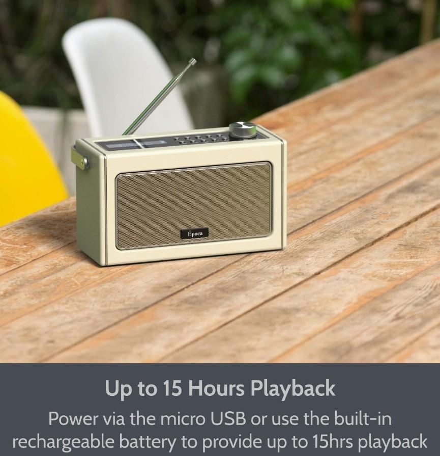 I-box epoca FM Radio Portable Bluetooth Speaker, Rechargeable Digital ...