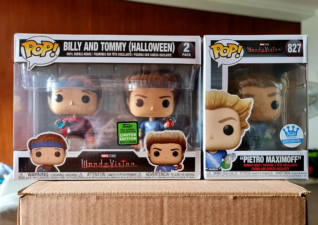 Pop Funko Billy And Tommy Halloween Wandavision Exclusive 