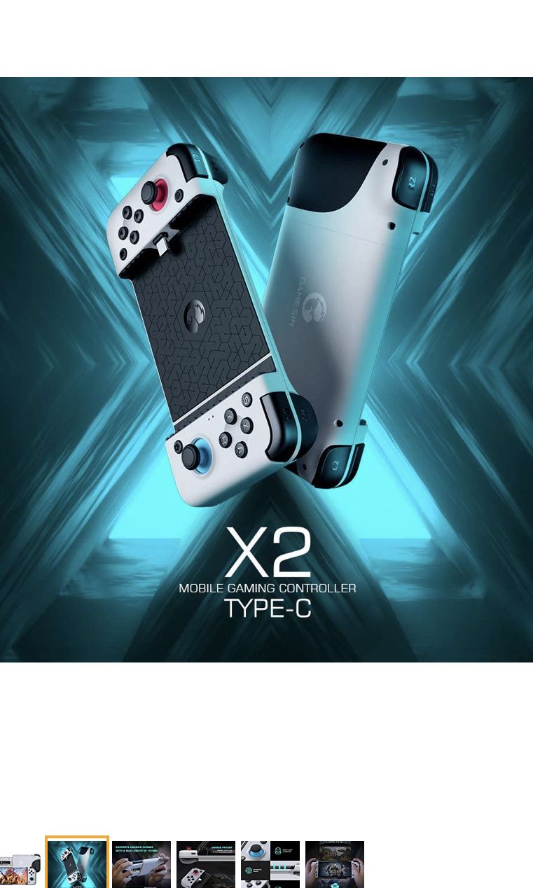 Controlador de juegos móviles de Gamesir X2S Type-C: una maravilla