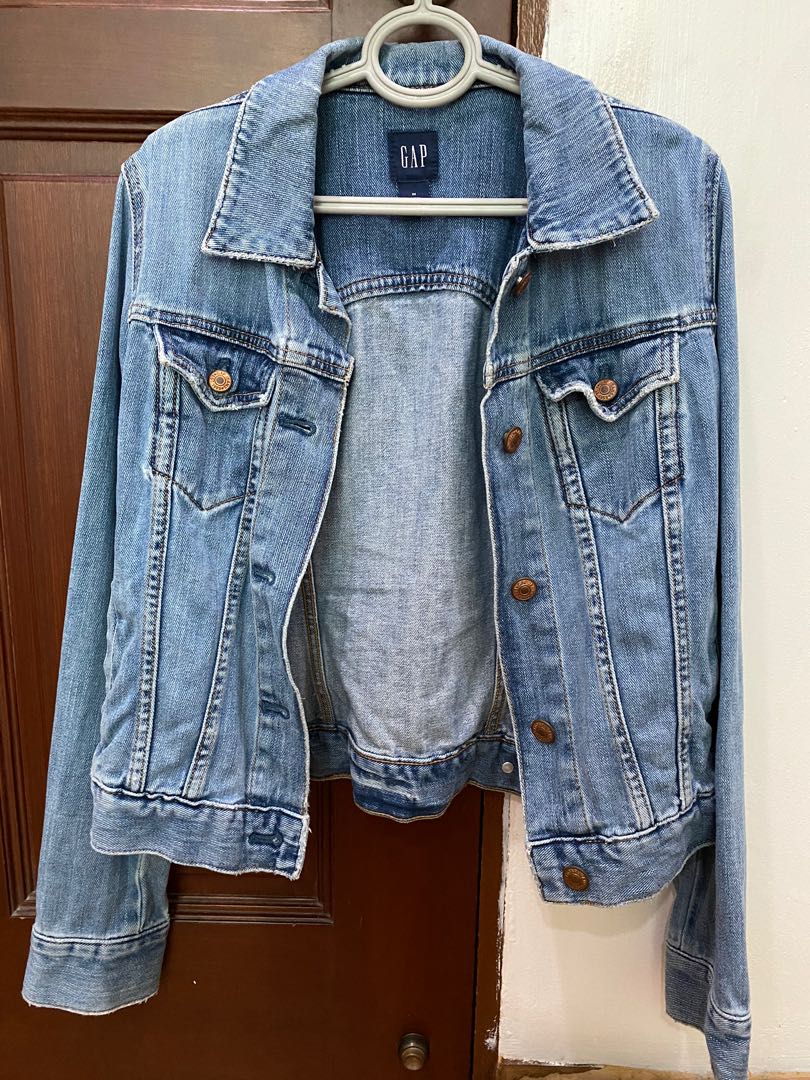 Gap denim jacket ladies online