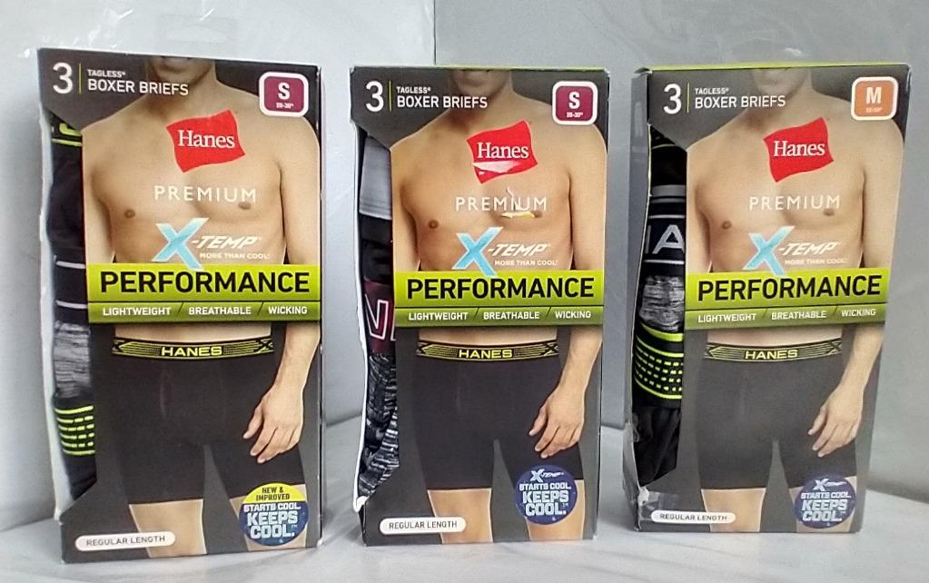 Hanes Premium Boxer Briefs 3-Pack X-Temp Performance Small Medium NewUSA (Category: Underwear) located in Mandaluyong City. Submitted by bentapinas (Listing ID 1136178955, Image 1). Description: Contact 09177980599 if interested. Brand new Hanes Premium 3-Pack X-Temp Performance Boxer Briefs. Small and Medium sizes only. Bought directly in the USA. Guaranteed original. Meet ups preferably in Mandaluyong (Boni Ave) or Makati (Rockwell Mall/Makati 