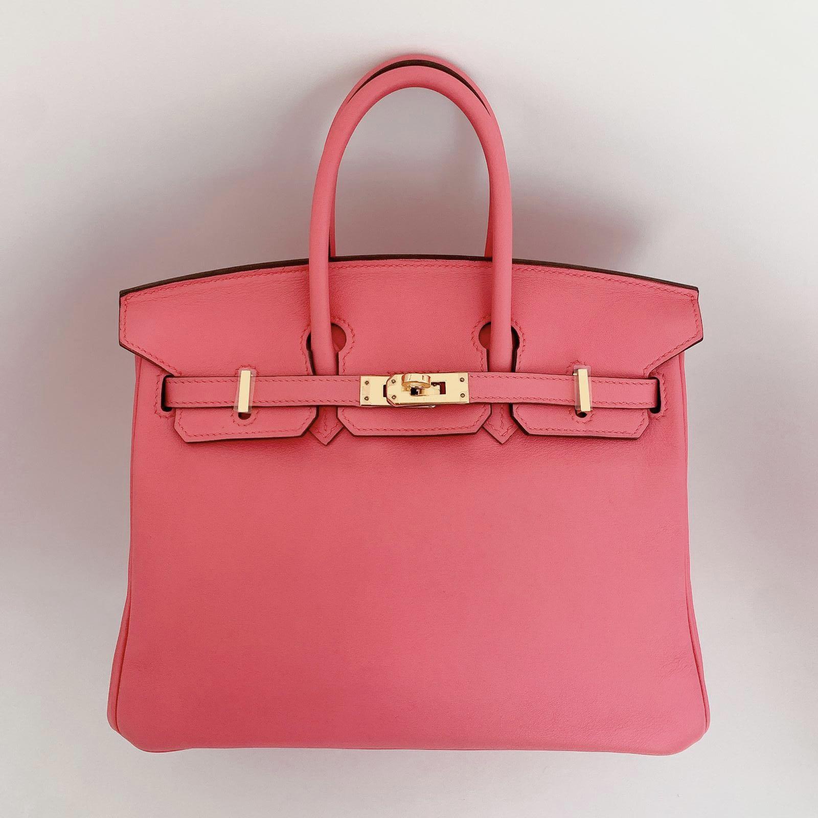 Hermes Birkin 25 rose azalea swift phw, Luxury, Bags & Wallets on Carousell
