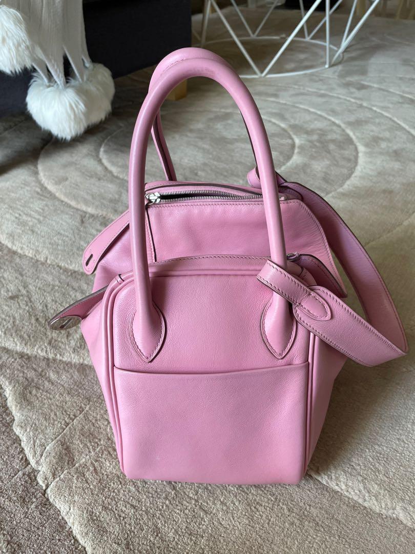 Hermes Lindy 26 Bag Pink 5P Taurillon Clemence