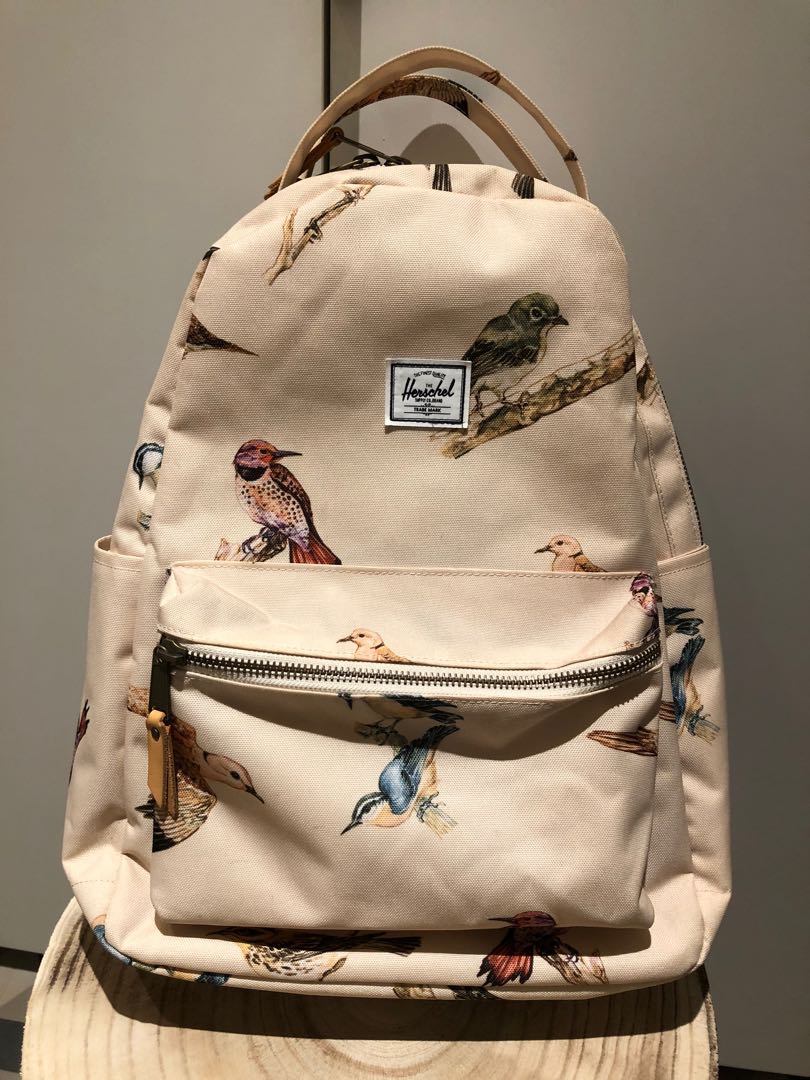 Herschel Backpack Nova Mid Volume Natural Birds Women s Fashion