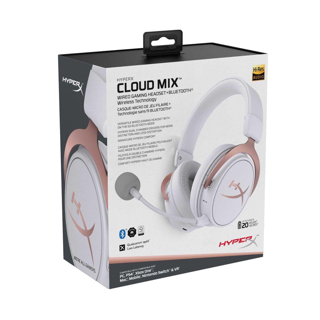 Hyperx cloud hotsell mix white