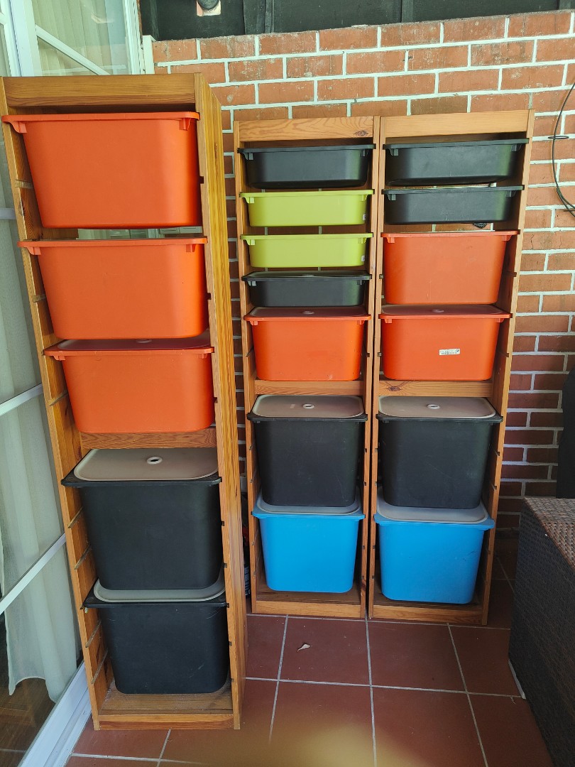 IKEA storage rack, Furniture & Home Living, Furniture, Shelves