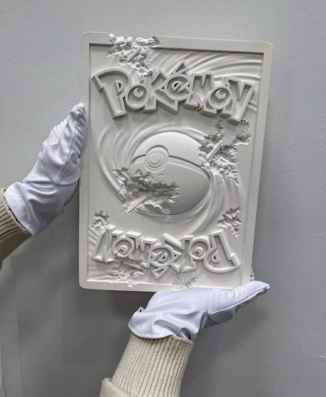 In Stock] Daniel Arsham x Pokemon Crystalized Mew Card sculpture