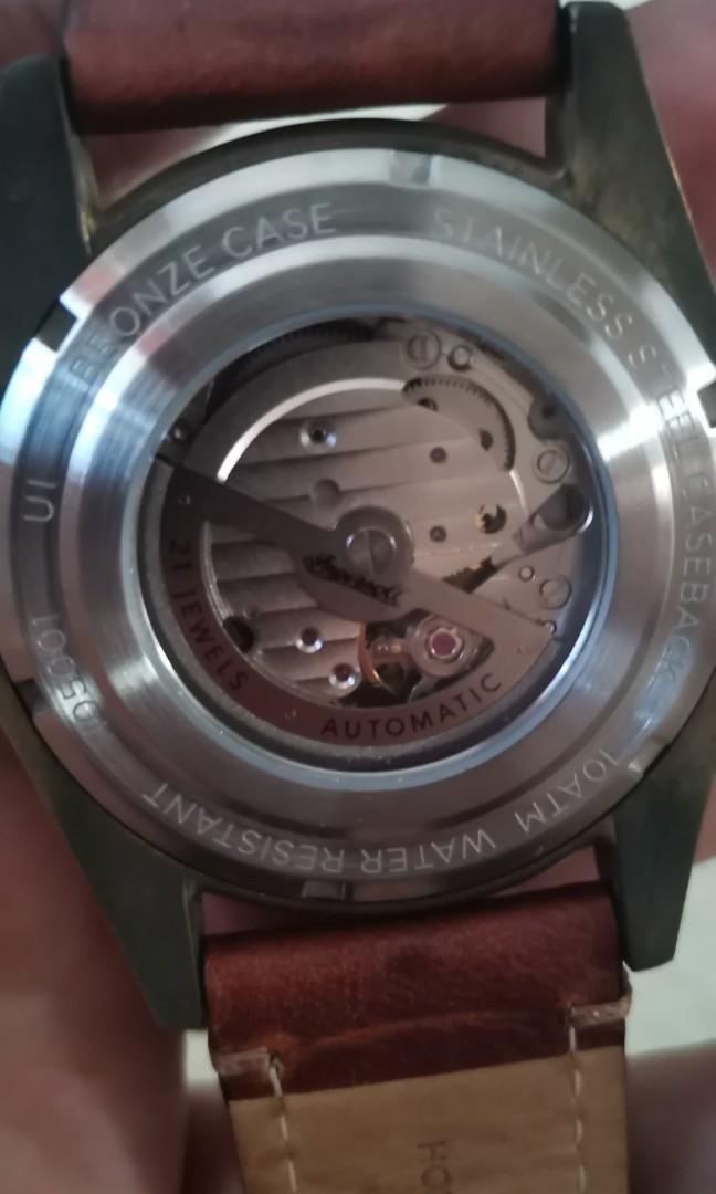 INGERSOLL AUTOMATIC BRONZE CASE I05001 43MM