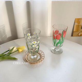 Ins小雛菊/鬱金香超好看高腳杯每個499