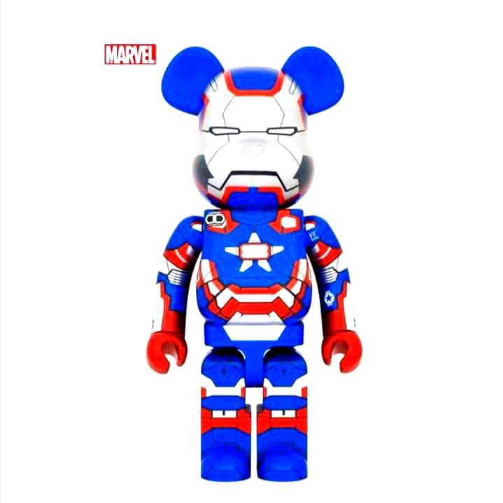 Iron Patriot Bearbrick 1000% on Carousell