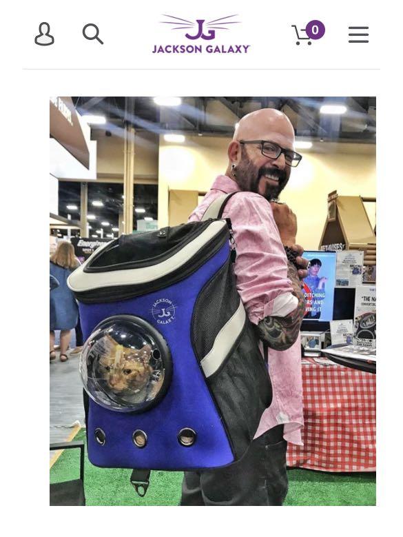 Jackson galaxy cat bag for large big cats convertible airline