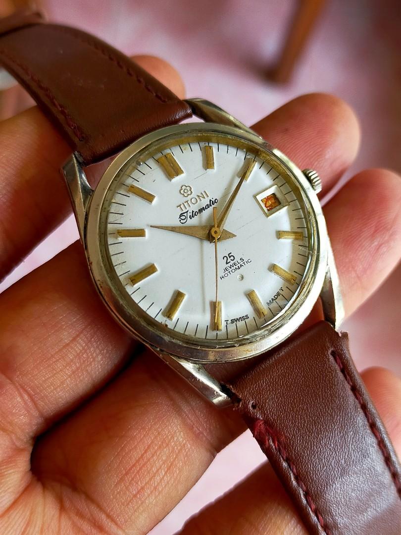 Jam tangan titoni store airmaster 25 jewels