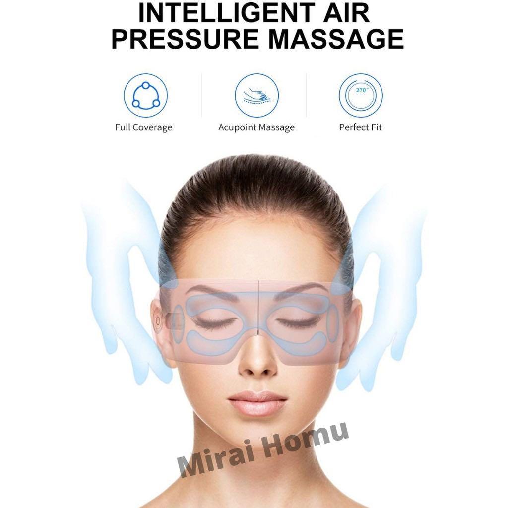 Japan Smart Eye Massager Heat Compression Vibration Bluetooth Music