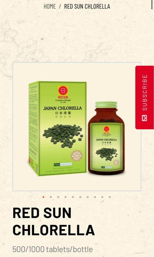 Japanese sun chlorella, Health & Nutrition, Health Supplements