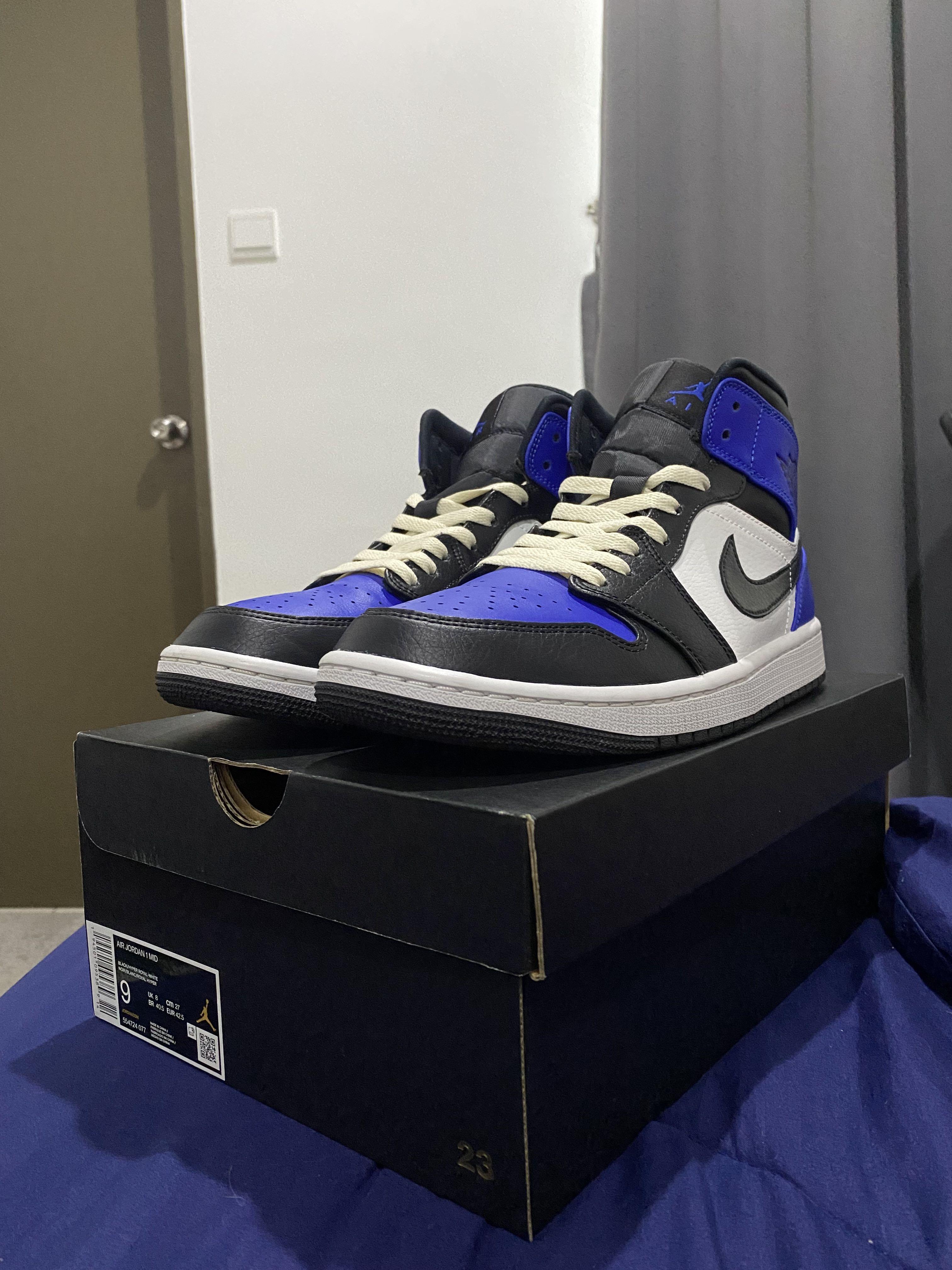 Jordan 1 hyper royal custom top