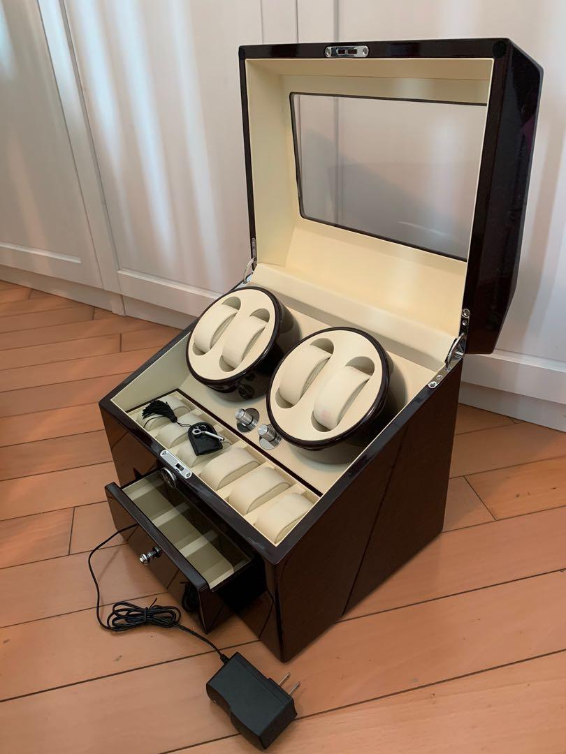 Jqueen automatic wood clearance watch winder