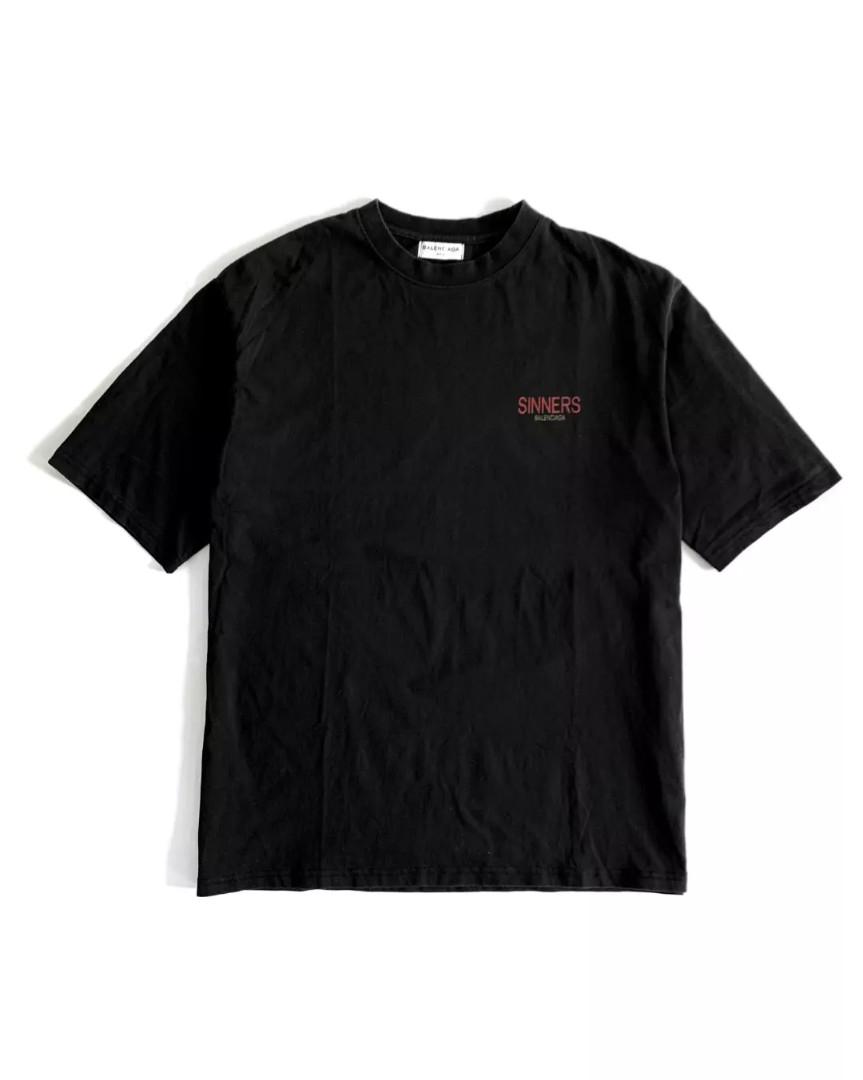 Sinners balenciaga tee sales