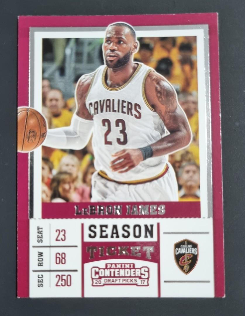 LeBron James Contenders Card (Category: Raw Singles) located in Pasig City. Submitted by MaryandXaviersCorner (Listing ID 1151206062, Image 1). Description: LeBron James Contenders Card Actual pictures of the item posted Small white in the lower edge at the back (pls check pics) Will be shipped in a toploader and bubblewrap Please check my other NBA cards listings..