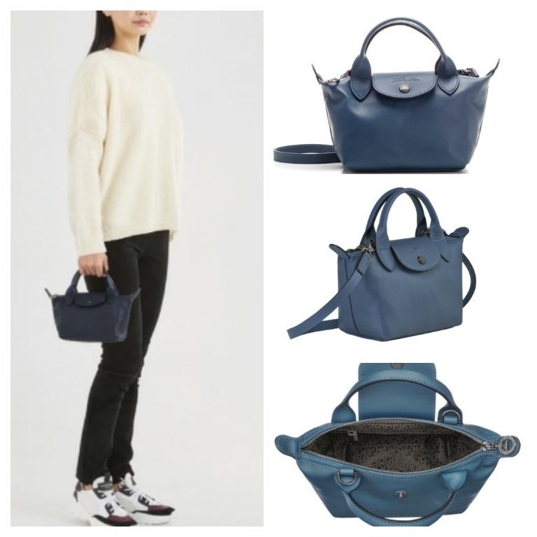 Longchamp Leather Le Pliage Cuir Extra Small Crossbody Bag, Luxury, Bags &  Wallets on Carousell