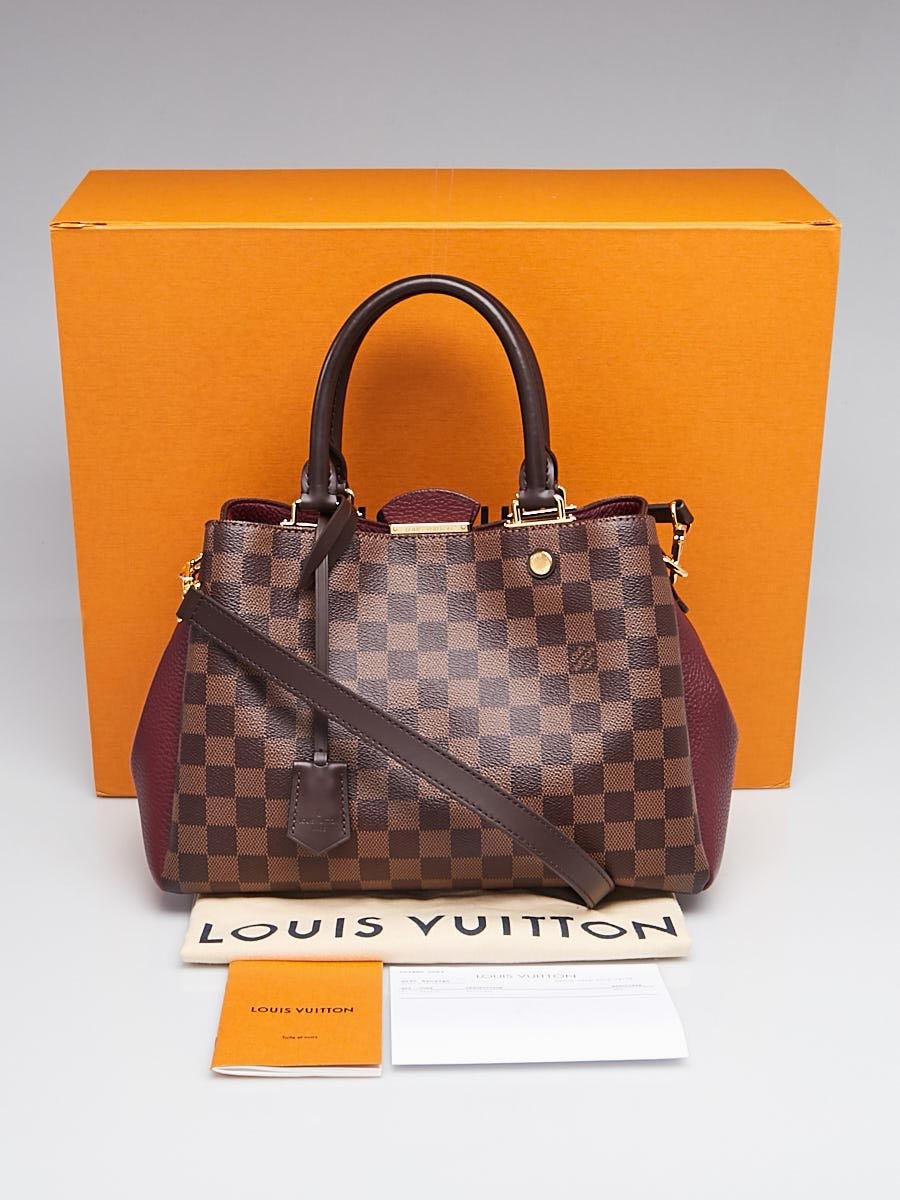 Louis Vuitton, Bags, Louis Vuitton Brittany Bag In Bordeaux Like New