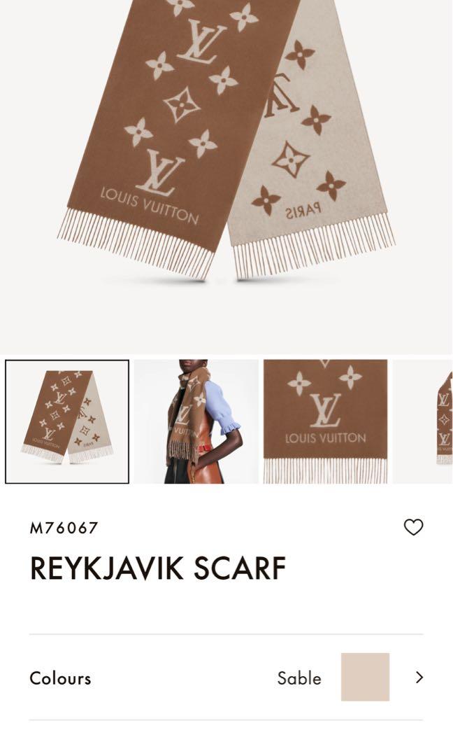 Louis Vuitton M73675 REYKJAVIK GRADIENT SCARF