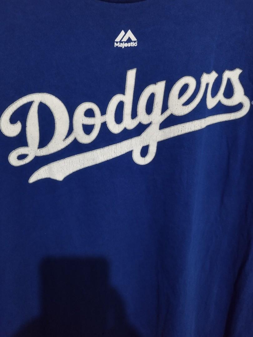 Majestic LA Dodgers White T Shirt Seager #5 100% Cotton Mens Size Large GUC  ⚾️