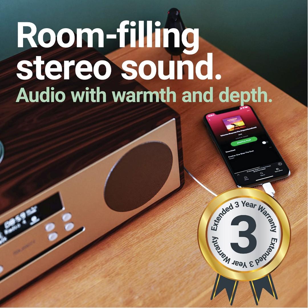 MAJORITY Oakington Bluetooth HiFi Compact Stereo System FM & DAB