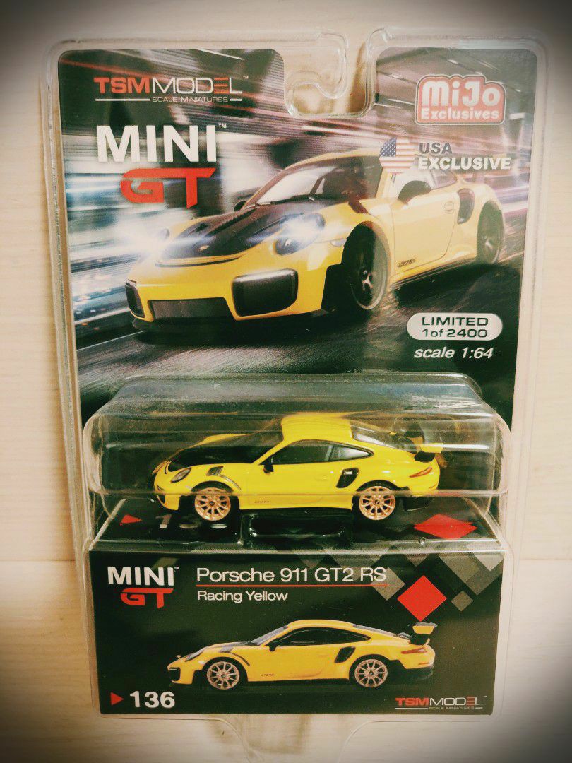 Mini GT Porsche 911 GT2 RS , 興趣及遊戲, 玩具& 遊戲類- Carousell