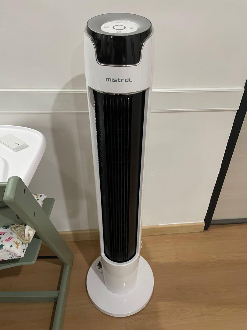 Mistral Tower Fan with Remote Control MFD4880R, Furniture & Home Living